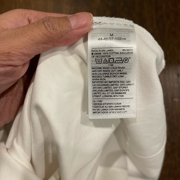 Banana Republic white Polo shirt Standard Fit Size M - Picture 3 of 5